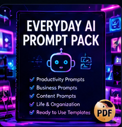 everyday AI prompt pack PDF cover