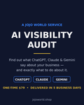 AI Visibility Audit cover — find out what ChatGPT, Claude and Gemini say about your business